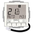 EBERLE - UP-Uhrenthermostat RAL9010 glänzend 55x55 AC 230V 16A