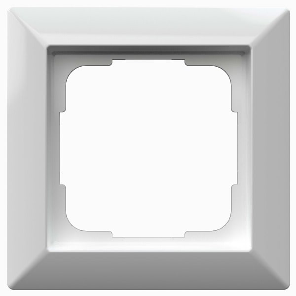 EBERLE - Abdeckrahmen 55x55 RAL9010 glänzend
