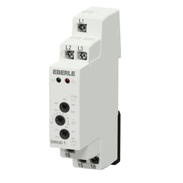 EBERLE - Drehstrom-Spannungswächter o.N-Überwachung 3x300...3x500VAC 8A 1Wechsler