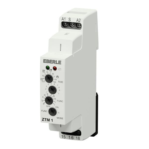 EBERLE - Zeitrelais AC/DC 12…240V (AC 50/60 Hz) 16A 1Wechsler 11Fkt.