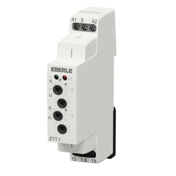 EBERLE - Zeitrelais asymmetr. Taktgeber AC/DC 12…240V (50/60 Hz) 16A 1Wechsler