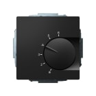 EBERLE - UP-Raumregler schwarz matt 63x63 mm 5-30C AC 230V 1Öffner 10 A