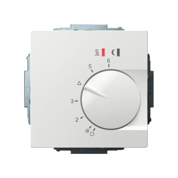 EBERLE - UP-Raumregler 63x63mm 5-30C AC230V 16A Relais Ausg 1Schließer PWM/2Punkt Regel.