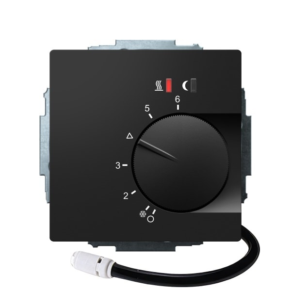 EBERLE - UP-Fussbodenregler 10-40C 63x63mm AC230V 16A 1Schließer PWM/2Punkt Regel.