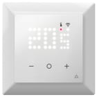 EBERLE - Smart Home fäh. UP-Thermostat als Raumregler m.Abdeckrahmen RAL9010 55x55 AC230V