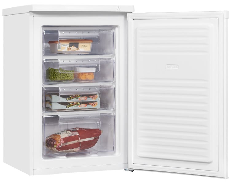 EXQUISIT - Gefrierschrank 55cm 4Fächer 91L E weiß