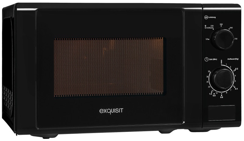 EXQUISIT - Mikrowelle 700W 20L 5Stufen schwarz