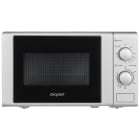 EXQUISIT - Mikrowelle m. Grill 700/1000W 20L 5Stufen silber