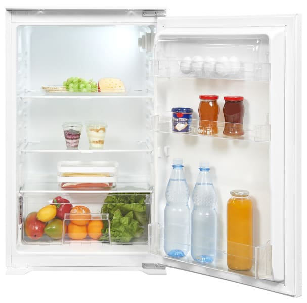 EXQUISIT - Einbaukühlschrank int. Cooler 129L Schleppt. E weiß