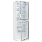 EXQUISIT - Flaschenkühlschrank 2x3Roste 320L. 2xGlastür D weiß