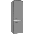 EXQUISIT - Kühl-Gefrierkombi 54.5cm 181/63L E grau