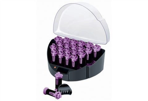 REMINGTON - Lockenwickler aufheizb untersch.Größen EasyClipSyst. lila-sw