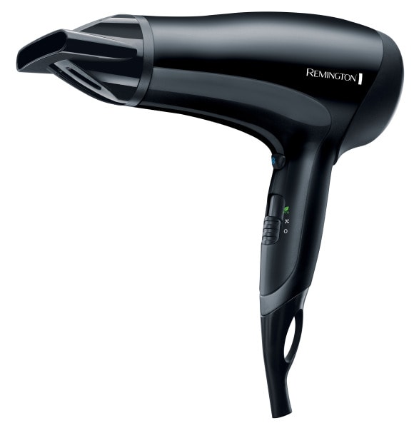 REMINGTON - Haarfön 2000W 3Temp./2Gebl. Keramik-Ionen-Ring Eco schwarz