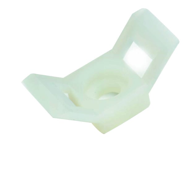 CIMCO - Befestigungssockel Kabelbinder, Schraube 23x15mm, Kabelbinder max. 9,0mm Breite