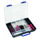 CIMCO - Servicecase Netzwerktechnik, raaco-Servicekasten CARRY-LITE 55 mit Inhalt