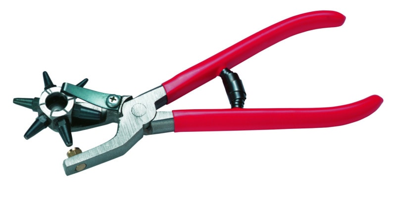 CIMCO - Revolverlochzange stahlgeschmiedet Ø2-2,5-3-3,5-4-5mm, Länge 230mm