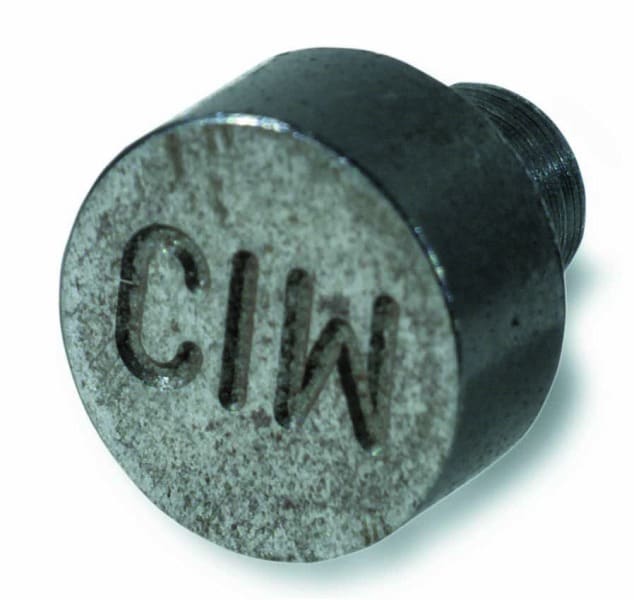 CIMCO - Gravuren für Plombenstempel bis 3 Buchstaben