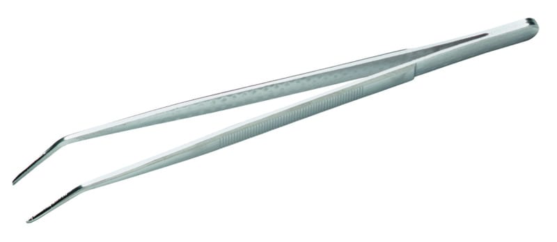 CIMCO - Pinzette gebogen,spitz,feine Zahnung 155mm