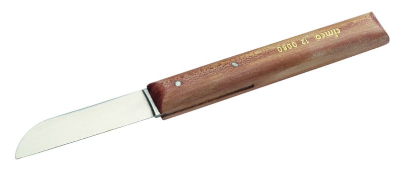 CIMCO - Kabel- oder Bleimesser mit Holzheft, Klinge feststehend