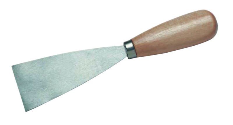CIMCO - Malerspachtel Stahl mit ovalem Holzheft L=205mm Breite=50mm