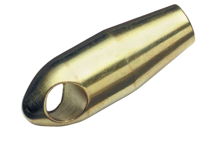 CIMCO - Anfangsbirne mit Innengewinde M5, Zugöse 6mm Ø, Messing