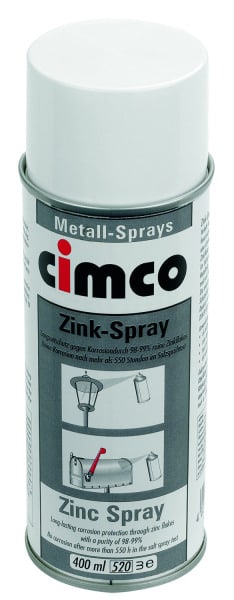 CIMCO - Zink-Spray, weißaluminium, 400 ml