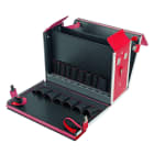 CIMCO - Werkzeugkoffer Rindleder signalrot 6000g