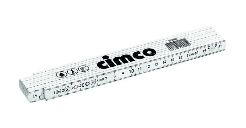 CIMCO - Gliedermaßstab Kunststoff 10 Glieder 2m