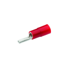 CIMCO - Quetschkabelschuhe in Stiftform Cu, isoliert DIN 46231-10mm²/4,3mm, rot