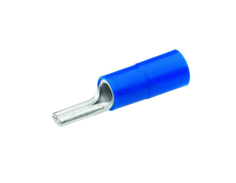 CIMCO - Quetschkabelschuhe in Stiftform Cu, isoliert DIN 46231 -5,5mm/16mm², blau