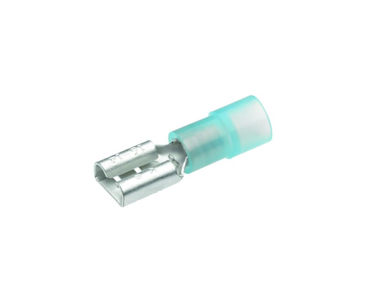 CIMCO - Flachsteckhülse isoliert-DIN 46245 1,5-2,5mm² 6,3x0,8mm blau