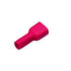 CIMCO - Flachsteckhülse, vollisoliert, 0,5-1mm², 6,3x0,8,mm rot
