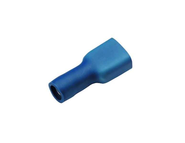 CIMCO - Flachsteckhülse, vollisoliert, 1,5-2,5mm² 6,3x0,8mm blau