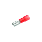 CIMCO - Flachsteckhülse isol.DIN 46245 Teil 1-3-0,5-1mm², für Flachstecker 4,8x0,8mm rot