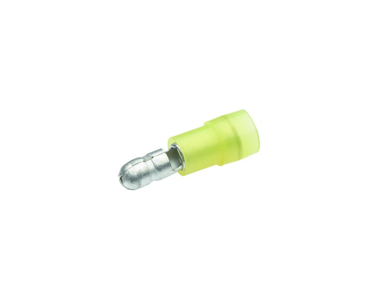 CIMCO - Rundstecker, isoliert, 4-6mm², SteckerØ 5mm, gelb, PVC
