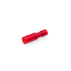 CIMCO - Rundsteckhülse, isoliert, 0,5-1mm², SteckerØ 4mm, rot, PVC