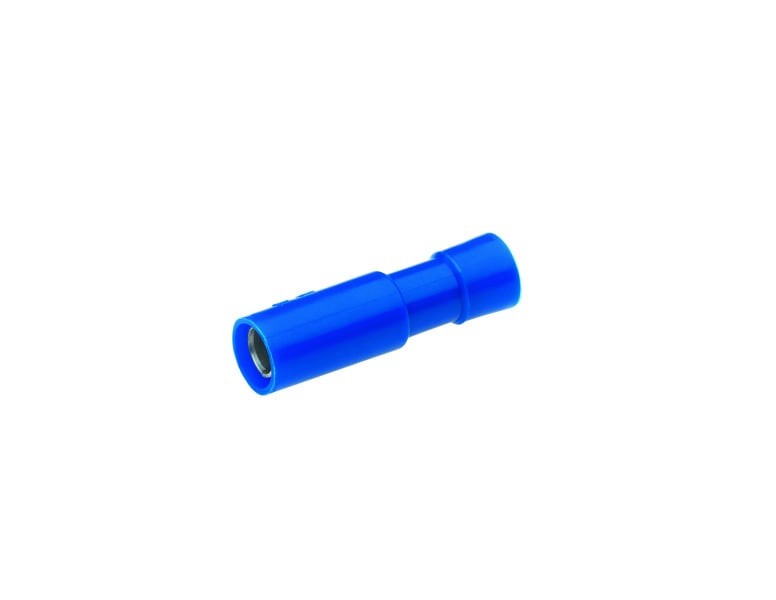 CIMCO - Rundsteckhülse, isoliert, 1,5-2,5mm², SteckerØ 5mm, blau, PVC