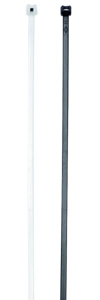 CIMCO - Kabelbinder mit Stahlzunge, 4,5x186mm, Kabelbaum 3-51mm, naturfarbig