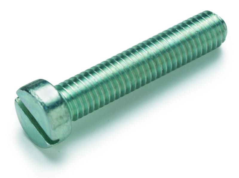 CIMCO - Zylinderschraube mit Schlitz, Stahl, M3, L 10 mm