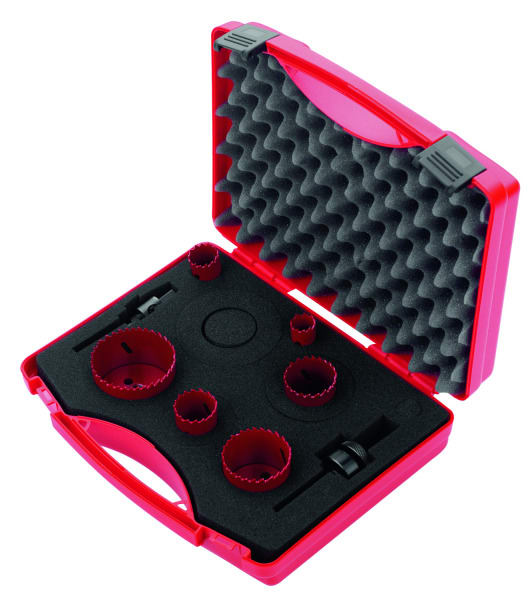 CIMCO - Lochsägen-Set Elektro metrisch HSS-Bi-Metall M20-64