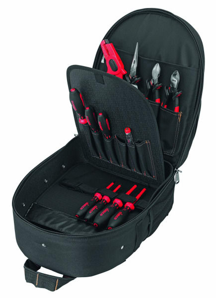CIMCO - Bestückter Werkzeug-Rucksack, Anzahl Werkzeuge 13