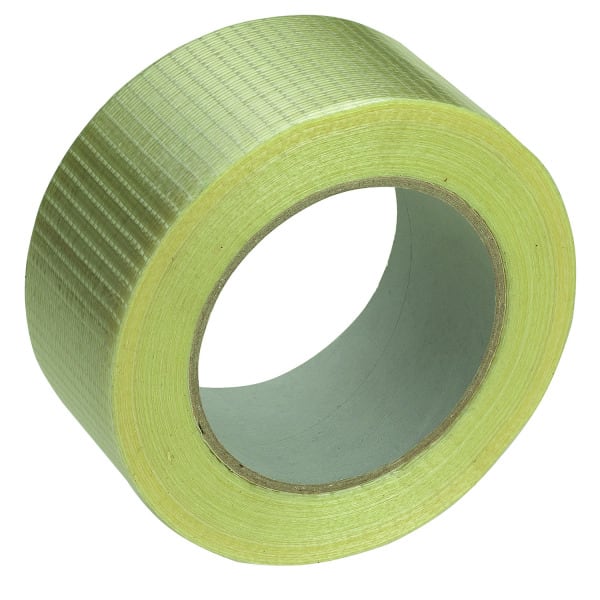 CIMCO - Filament Klebeband mit Gitter-Fadenverstärkung Transparent 50x50mm
