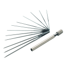 CIMCO - Düsenreibahlen-Satz, 12 Düsenreibahlen und Halter, 0,61-1,9mm Ø