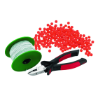 CIMCO - Plombenzangen-Set, Plombenzangen-Seitenschneider, 1000 Kunststoffplomben