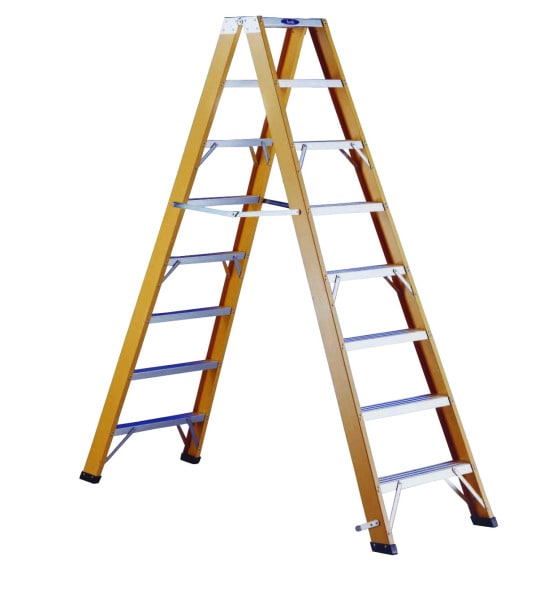 CIMCO - Stufen-Stehleiter mit 2x6 Stufen