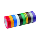 CIMCO - Universal-Isolierband, 10-farbig sortiert, Länge 10mm, Breite 15mm
