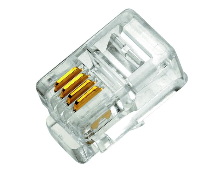 CIMCO - Modularstecker RJ 10, ungeschirmt für flexible Leiter