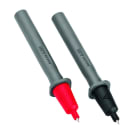CIMCO - Prüfspitze mit 2mm-Spitze, Länge 102mm, 1000V, 2er Set grau/rot u. grau/schwarz