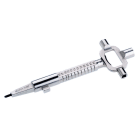 CIMCO - Neubauten-Schlüssel Innenvierkant 6-8mm, Aussenvierkant 6-10mm Gesamtlänge 195mm