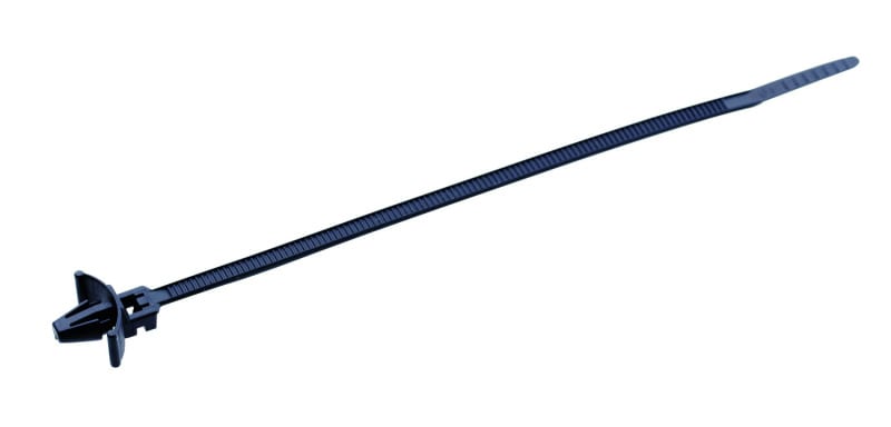 CIMCO - Steckfuss-Kabelbinder, 3,5x140mm, Kabelbaum max. 32mm, 18kp/176N